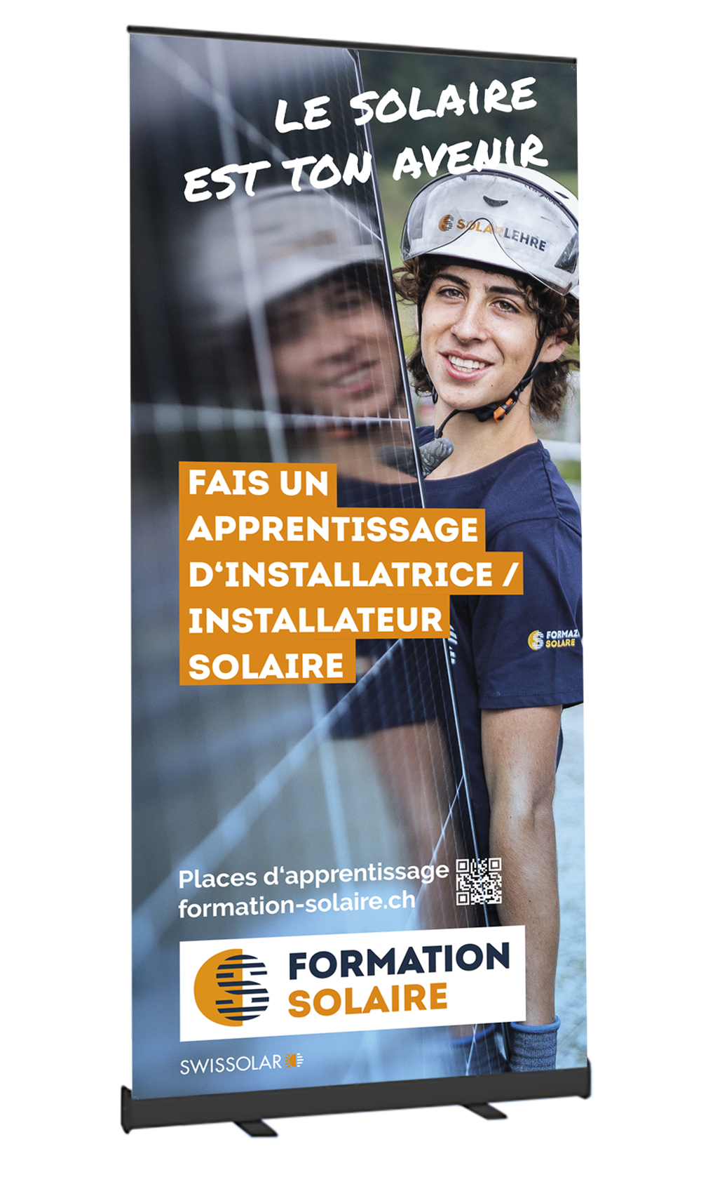 Roll-up formation solaire 