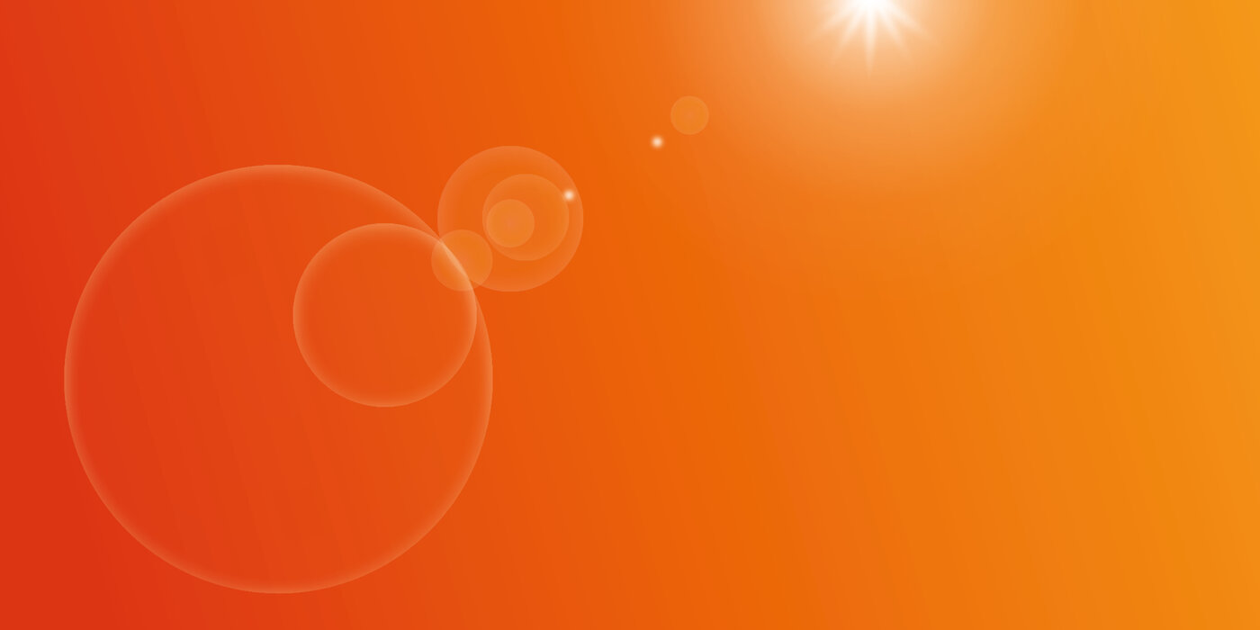 Banner Hintergrund Orange  | © Swissolar / Eyecon